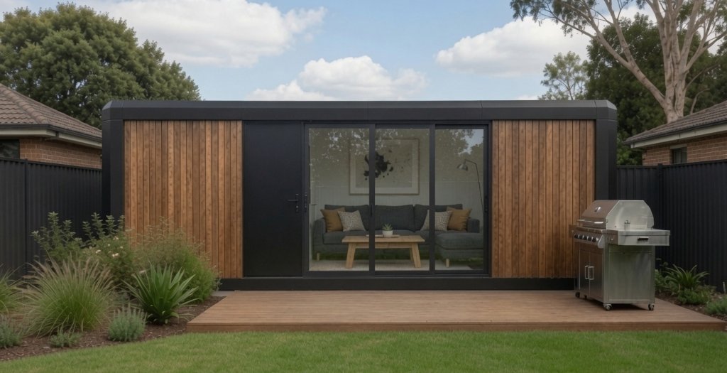 A compliant secondary dwelling in a Victorian backyard